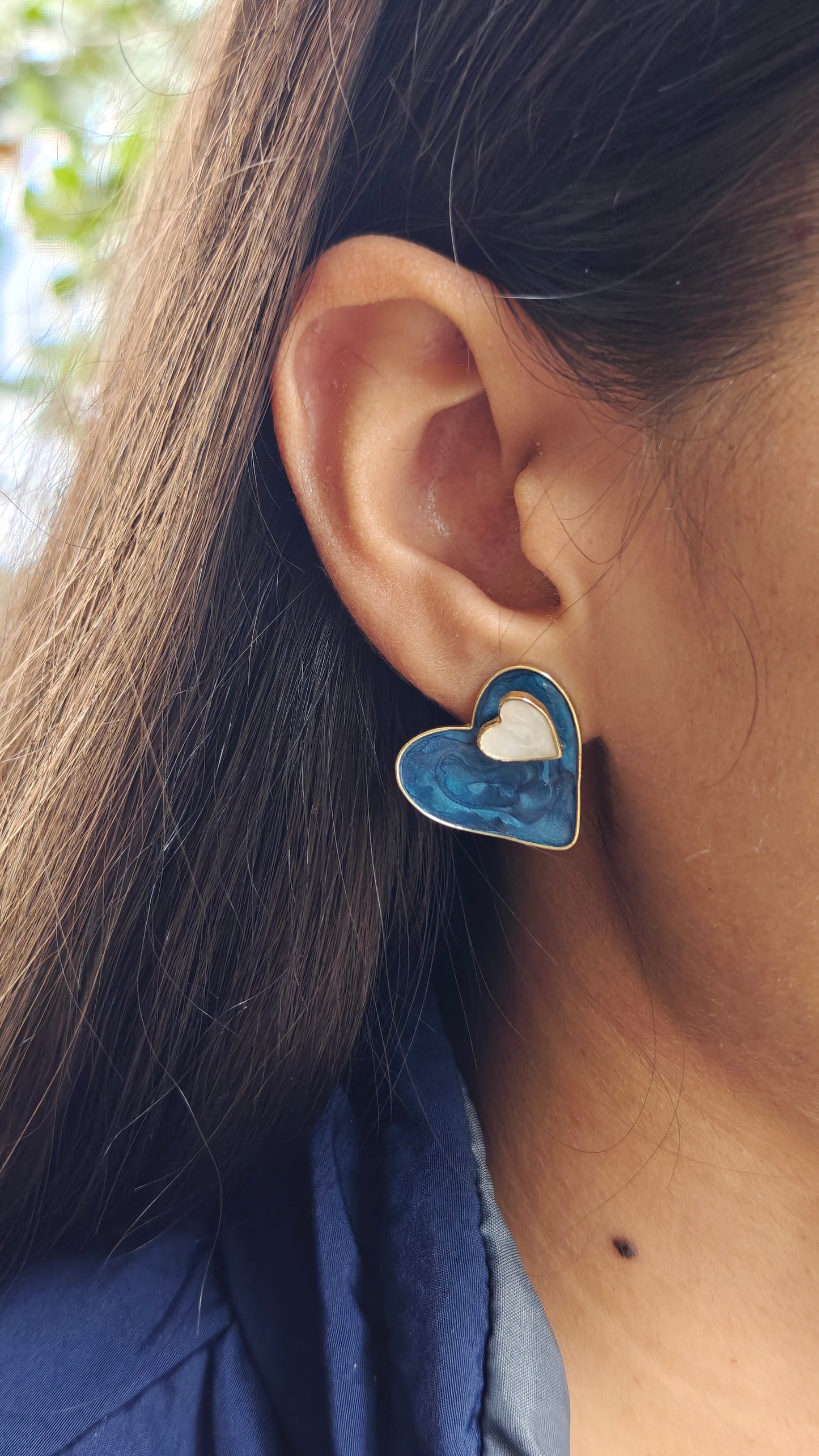 Heart earrings